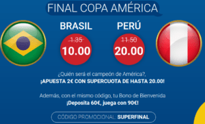 Supercuota Marathonbet. ¿Realmente merece la pena? Abril 2021 8 Marathonbet Brasil Perú