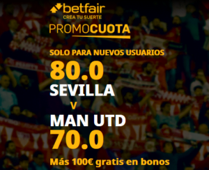 🥇 Supercuotas en Apuestas Deportivas de Hoy | 【Marzo 2021】 24 Betfair Sevilla United portada