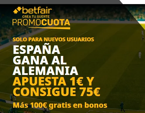 🥇 Supercuotas en Apuestas Deportivas de HOY | 【%month% %year%】 16 Betfair Espana Alemania portada
