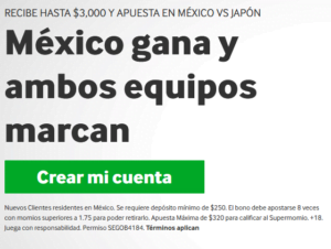 🥇 Supercuotas Mexicanas de Apuestas Deportivas de HOY | 【Enero 2021】 17 Betway Mexico Japon portada