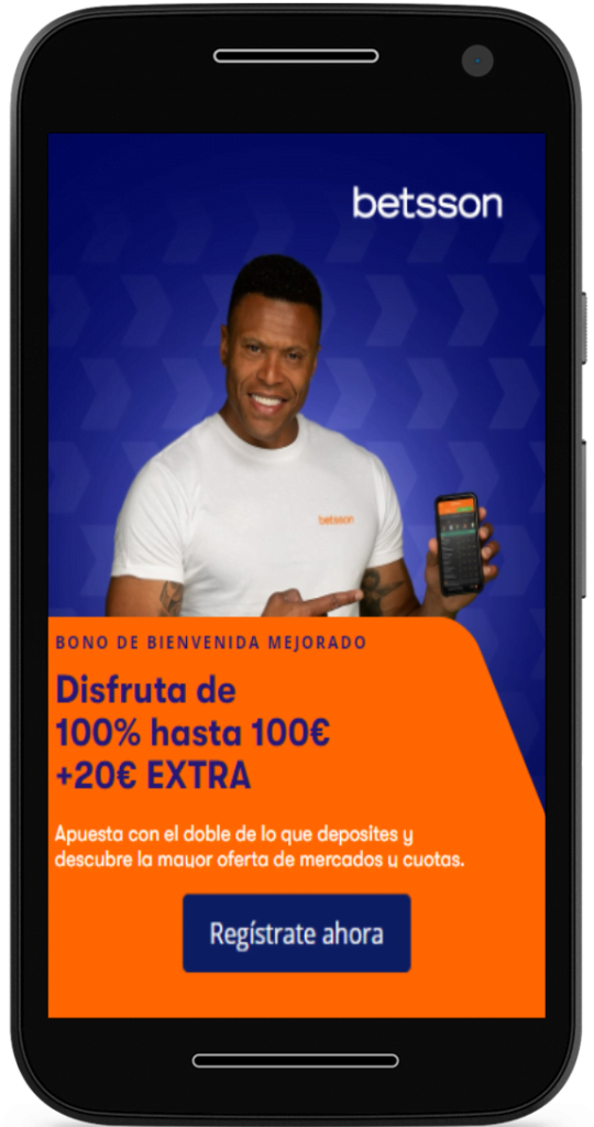 Registrarse en Betsson con bonos promocionales exclusivos 6 Registrarse en Betsson desde tu movil