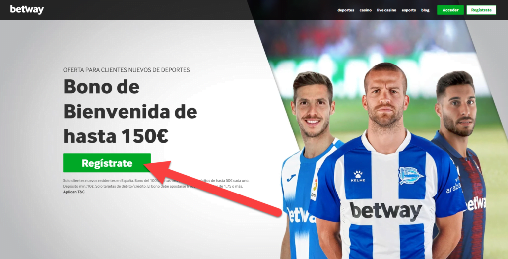 Registrarse en Betway con códigos promocionales y de bonos 2 como registrarse en Betway