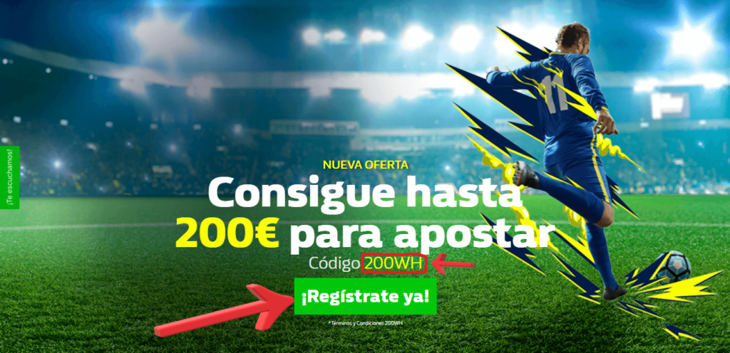 Registrarse en Willliam Hill con códigos promocionales 2 como registrarse Willliam Hill 1