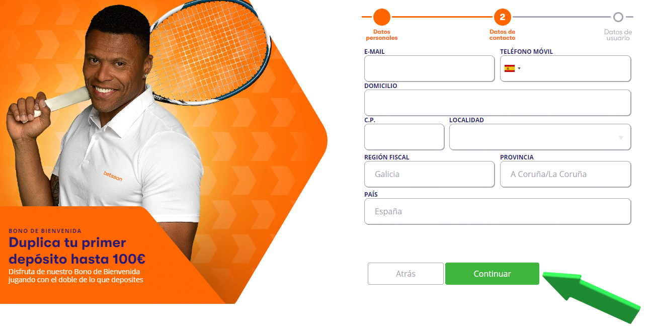 Registrarse en Betsson con bonos promocionales exclusivos 4 registrarse en Betsson 1