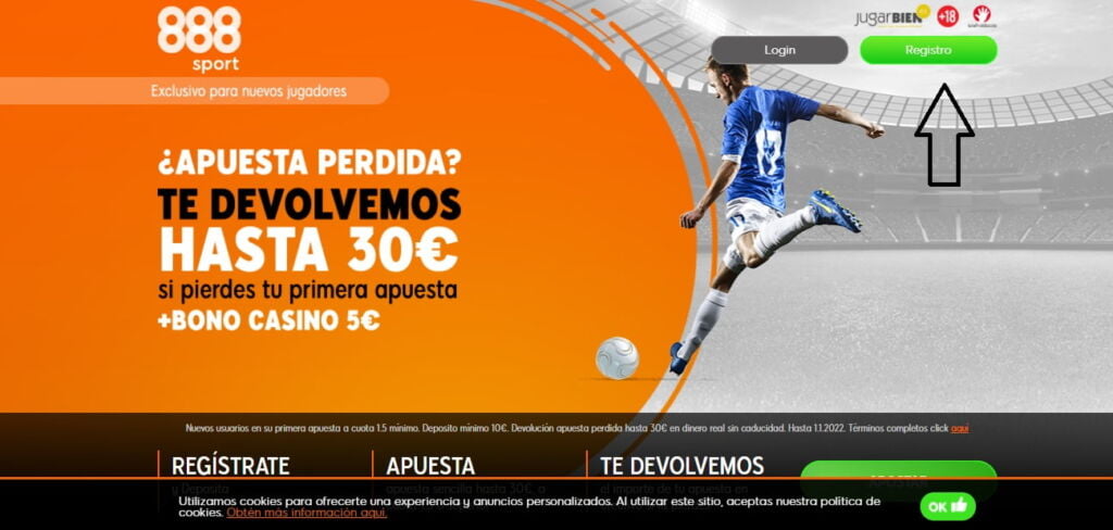 Como registrarse en 888sport 2 registro en 888sport
