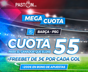 Supercuotas de Paston, supercuotas actualizadas a Febrero 2021 9 Paston Barca PSG portada