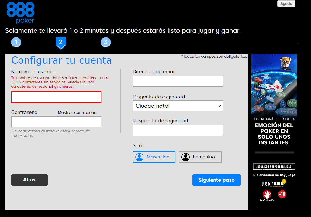 » Registrarse en 888poker con todas las nuevas promociones 4 registrarse en el casino 888poker