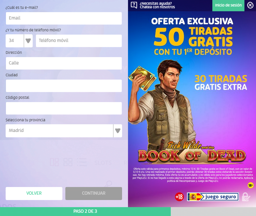 🥇 Registro Playuzu: 5 cosas a saber antes de abrir una cuenta 4 registrarse en el casino Playuzu