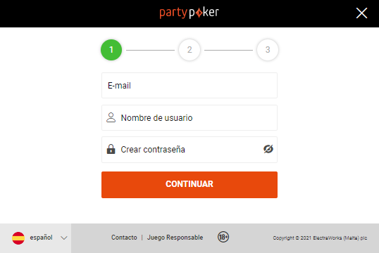 » Cómo registrarse en Partypoker con códigos promocionales actualizados 3 registro en la casa PartyPoker