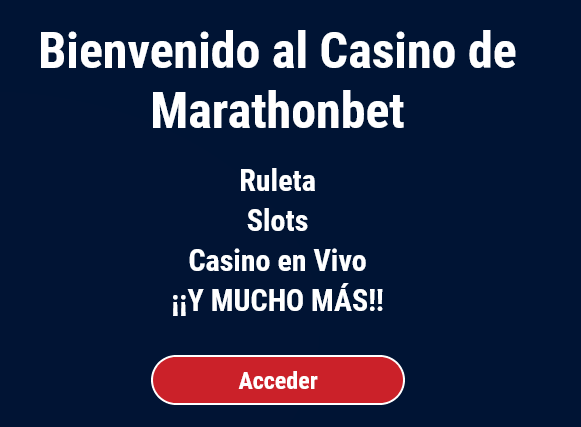 Marathonbet casino portada