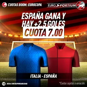 Sportium Cuota Boom Italia vs Espana