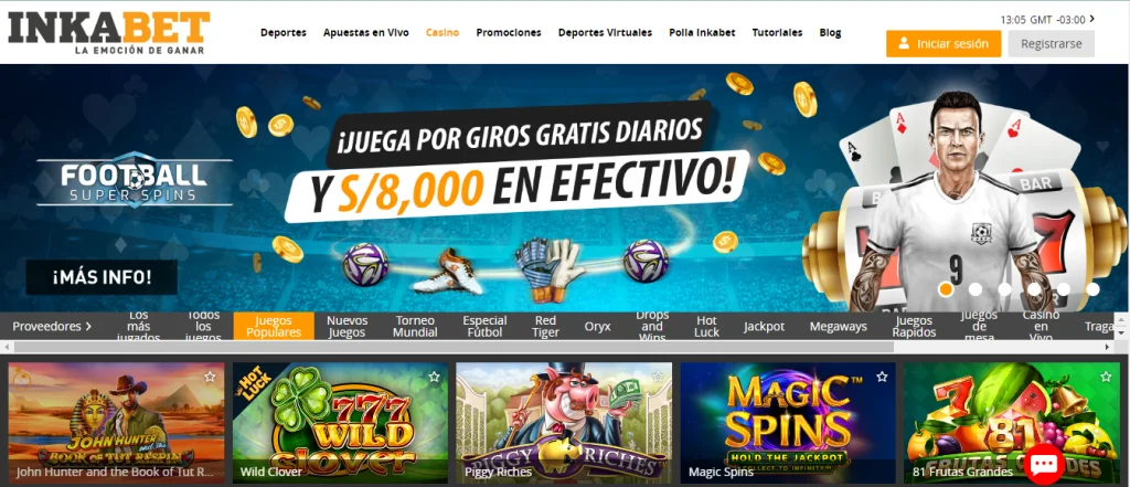 Inkabet Bono Casino en Vivo » S/400 EXTRA en Salas Live 3 inkabet live casino
