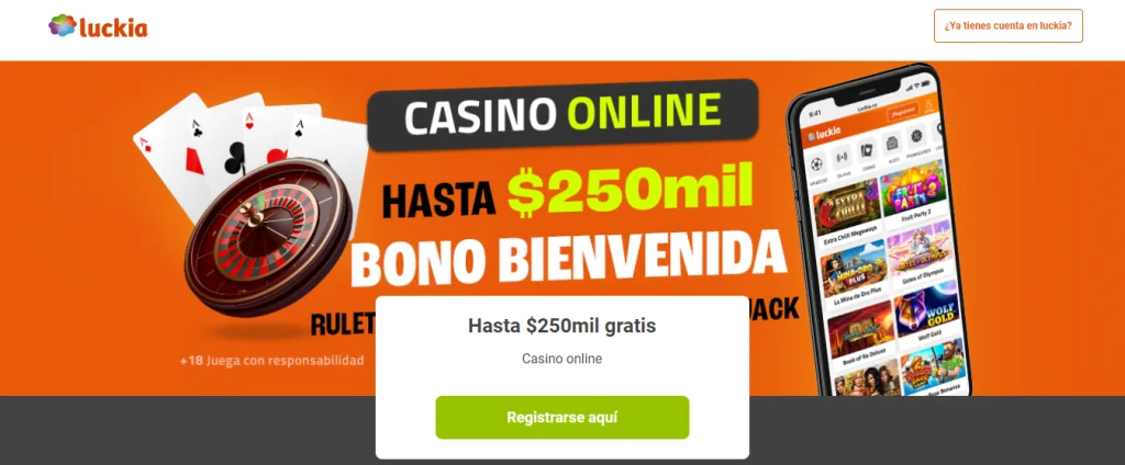 luckia bono casino