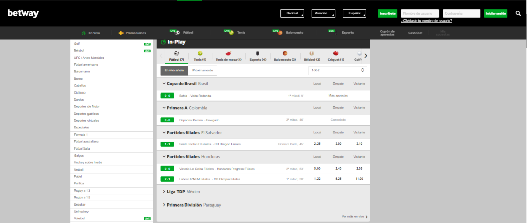 Betway | Bonos + Reseña COMPLETA 3 betway ofertas perú