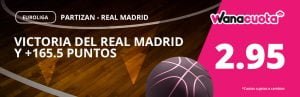🥇 Supercuotas en Apuestas Deportivas de Hoy | 【Mayo 2025】 19 Wanabet Real Madrid vs Partizan