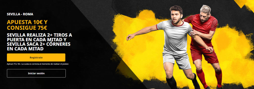 ¡Cuota especial para el Sevilla vs Roma en Betfair a 7.5! 3 sevilla vs roma betfair