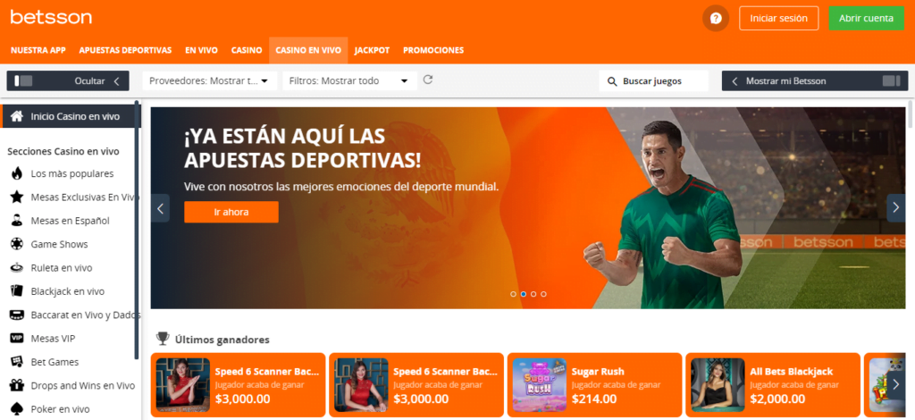 BETSSON | Bonos + Reseña COMPLETA 2 betsson mexico