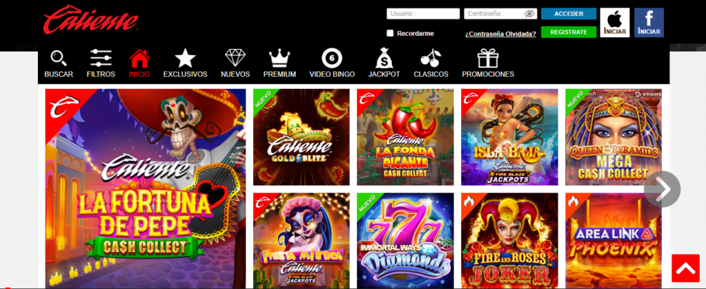Caliente Bono Slots » $5.000 MXN para los Mejores Juegos 2 caliente bono tragamonedas
