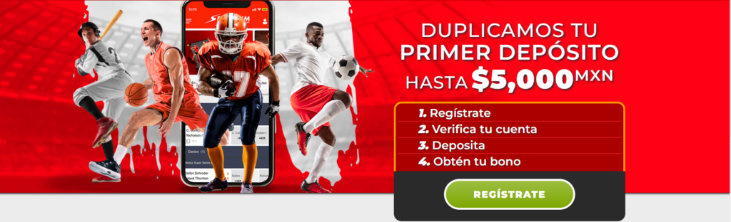 Sportiumbet Bono Apuestas Deportivas » ¡$5 MIL de Bienvenida! 1 SPORTIUMBET bono apuestas deportivas