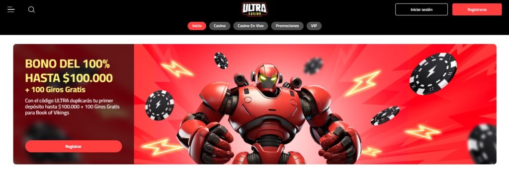 UltraCasino Bono Slots » $100 MIL para los Mejores Juegos 2 ULTRACASINO bono para tragamonedas