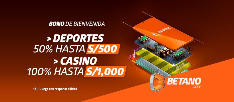 Betano Bono Casino » ¡S/ 1.000 de Bienvenida! 1 BETANO bono casino