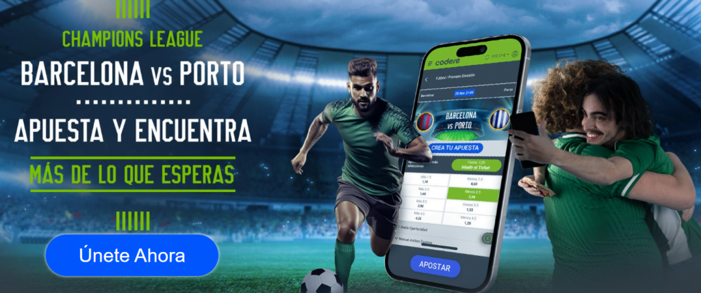codere apuestas barcelona vs porto