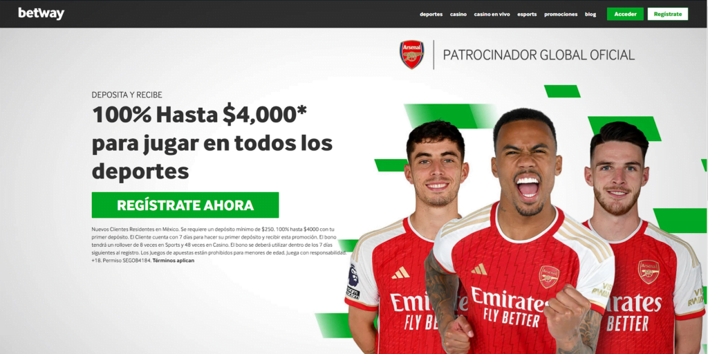 Betway Bono Apuestas Futbol » $4 MIL para TODOS los Partidos 1 betway oferta para futbol