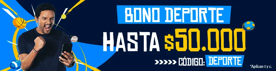 Rushbet Bono Apuestas Deportivas » ¡$50 MIL de Bienvenida! 1 rushbet bono apuestas deportivas