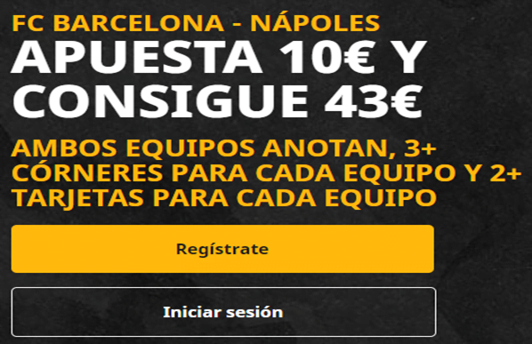 Betfair Barcelona vs Napoles portada
