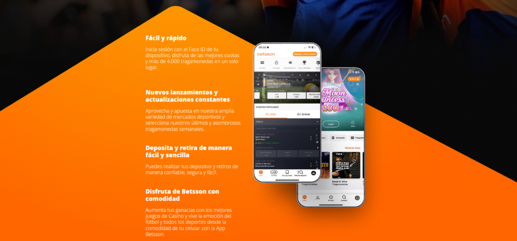 Descarga la App de Casino Online Betsson para Apostar en Perú con Android y iOS 2 betsson aplicación