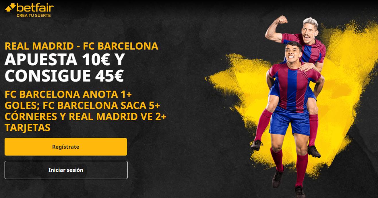 Betfair Real Madrid vs Barcelona