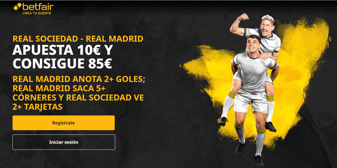 Betfair Real Sociedad vs Real Madrid 1