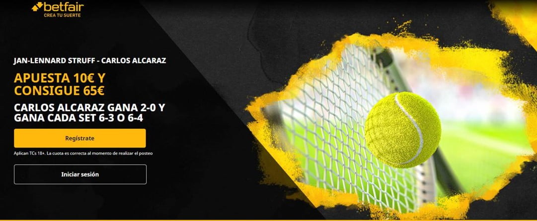 Betfair Struff vs Alcaraz