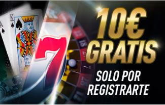 Sportium casino bono sin deposito 10E gratis portada