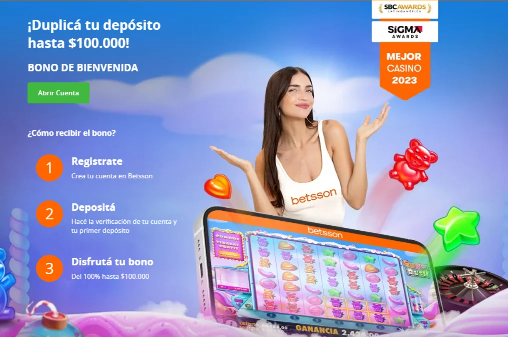 ✅ Bono de bienvenida 2024 Betsson Casino Online Argentina - ¡Hasta $100.000! 1 betsson casino online