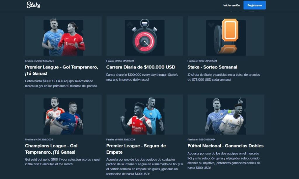 Descubrí el mejor Bono de Bienvenida para Apuestas Deportivas en Stake. ¡Apostar nunca fue tan fácil! 2 stake promociones apuestas deportivas