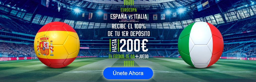 Apuesta al España vs Italia de la Eurocopa: Cuotas especiales y Bono 200€ en Codere 9 Codere España vs Italia