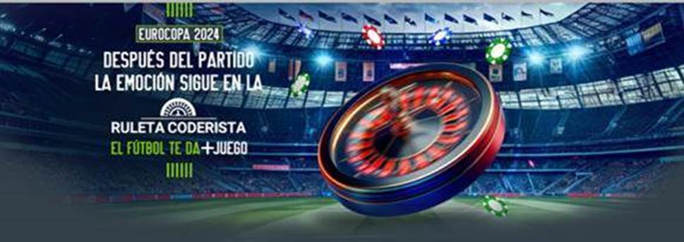 ¡Aprovecha el bono de Codere para apostar a la Eurocopa! 18 bono de bienvenida de Codere Casino