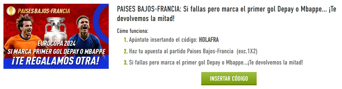 paises bajos vs francia