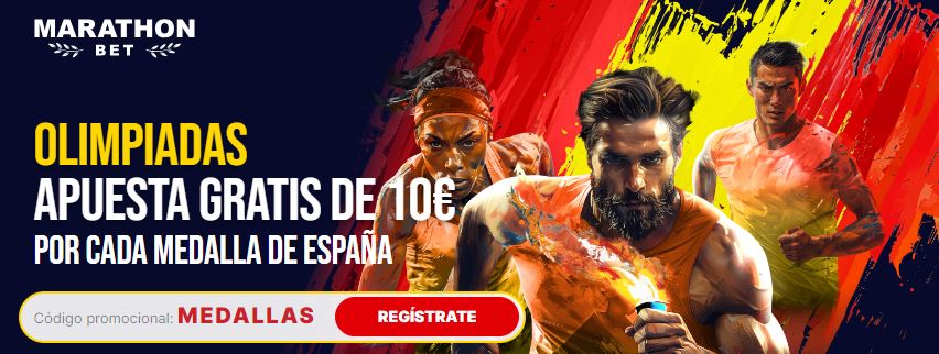 Promoción MarathonBet Olimpiadas: ¡Gana Apuestas Gratis con Cada Medalla de España! 2 Marathonbet Olimpiadas