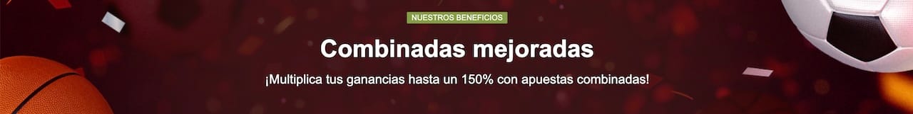 Promoción Combinadas Mejoradas de Marathonbet: ¡Bono de hasta el 150%! 1 Combinadas mejoradas Marathonbet