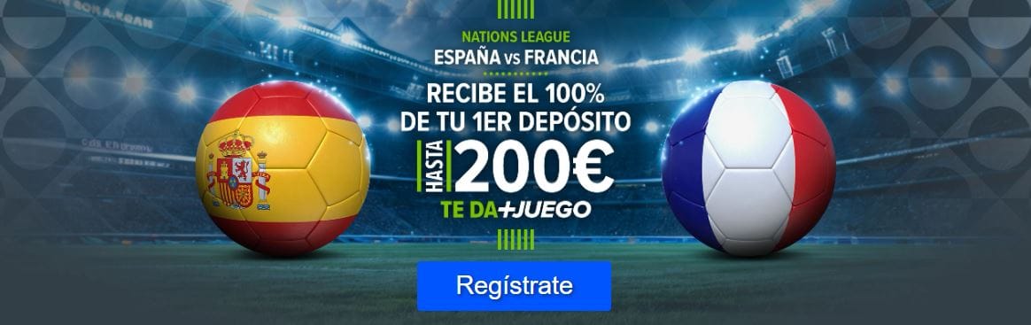🥇 Supercuotas en Apuestas Deportivas de Hoy | 【Junio 2025】 14 Codere Espana vs Francia Nations League