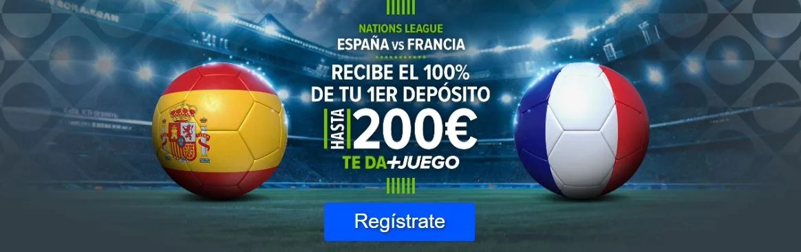 🥇 Supercuotas en Apuestas Deportivas de Hoy | 【Junio 2025】 14 Codere Espana vs Francia Nations League