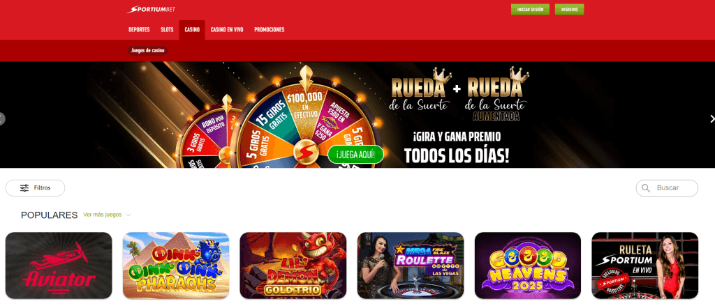 Sportiumbet Bono Casino » ¡$11 MIL de Bienvenida! 1 ganabet bono de casino