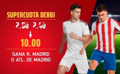 🥇 Supercuotas en Apuestas Deportivas de Hoy | 【Octubre 2025】 19 Sportium Atleti vs Real Madrid derbi madrileno portada