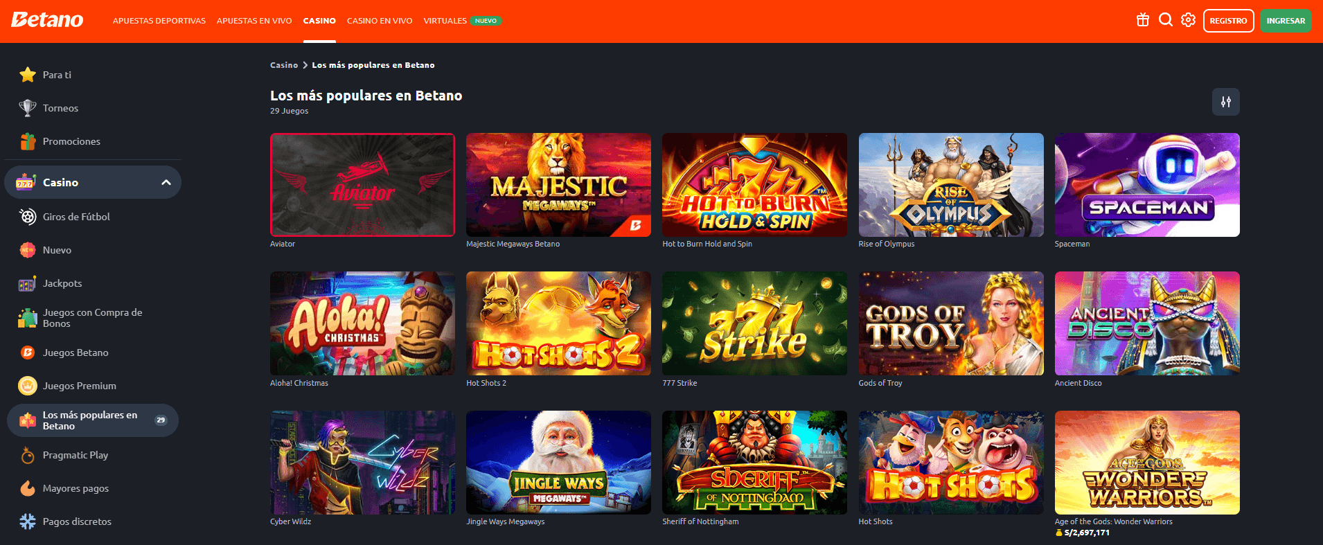 Betano bono de bienvenida