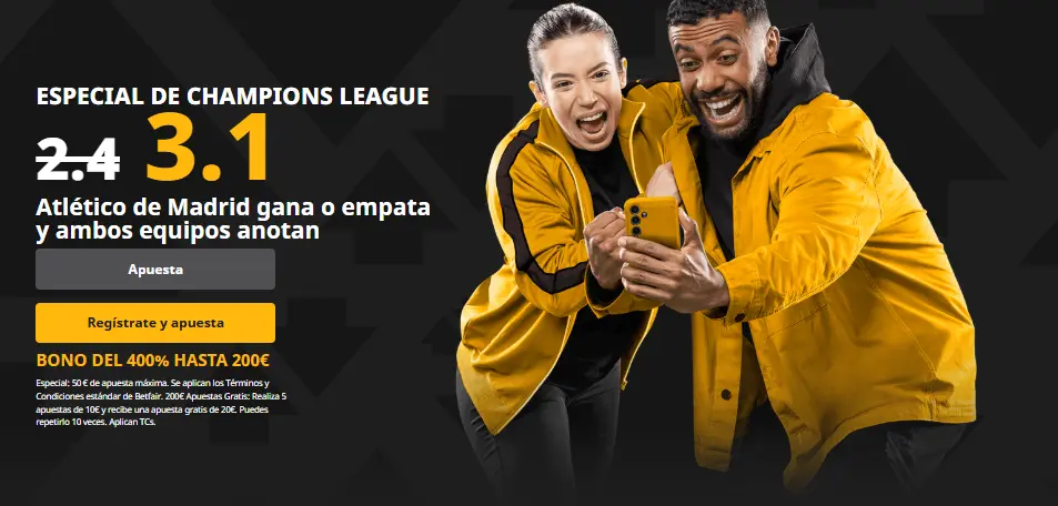 supercuota para el Atlético vs arsenal