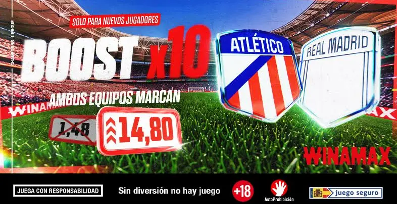 boost x10 supercuota atlético vs madrid supercuota winamax atlético - madrid