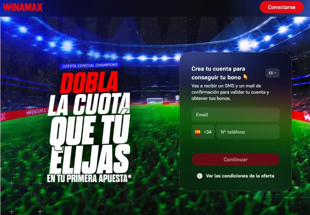 Winamax lanza su promoción Cuota Doblada para la Champions 2 winamax champions dobla cuota